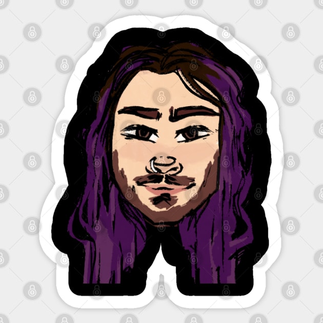 Caleb Animated Head Sticker by Horror Soup Podcast